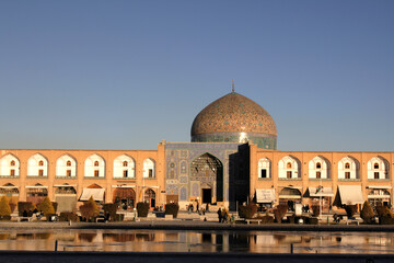 The Sheikh Lotf Allah Mosque in Isfahan, Iran