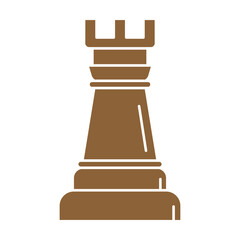 Chess Rook pieces icon , black Rook pieces