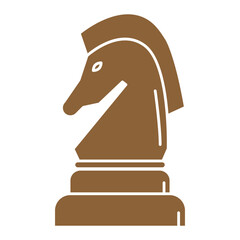 Chess Knight pieces icon , black Knight pieces