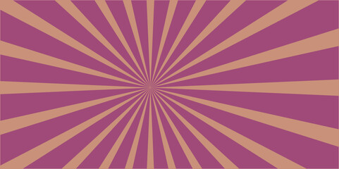Pink Sun rays Retro vintage style background, Sunburst Pattern Background. Vintage beam sunburst texture. 