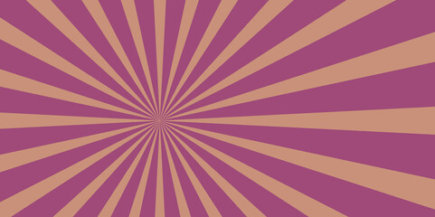 Pink Sun rays Retro vintage style background, Sunburst Pattern Background. Vintage beam sunburst texture. 