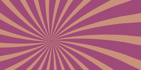 Pink Sun rays Retro vintage style background, Sunburst Pattern Background. Vintage beam sunburst texture. 