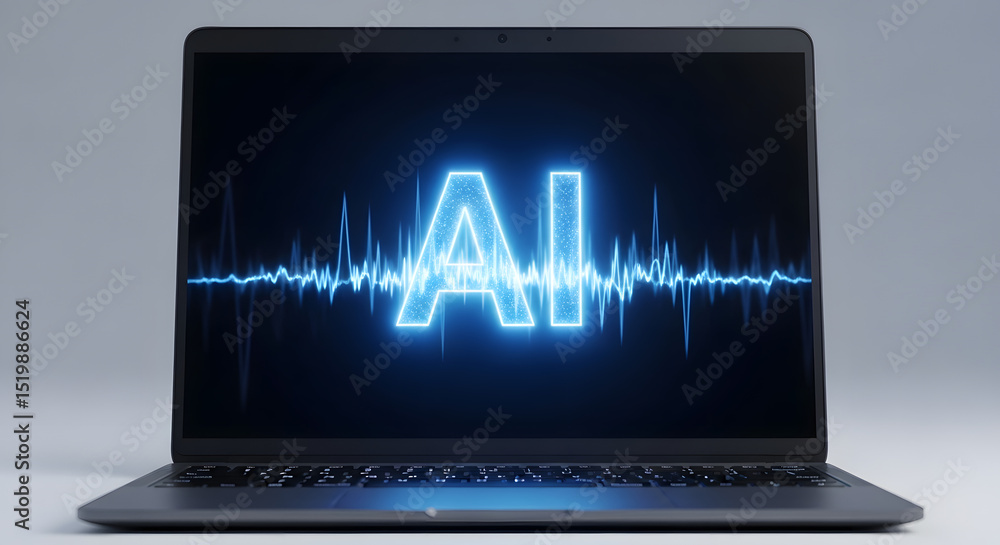 Aufkleber ai technology future of computing and data processing