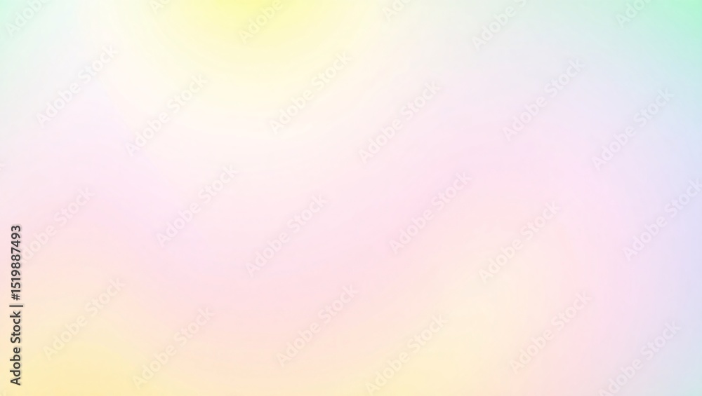 Poster Mesmerizing ombre gradient pastel color background design