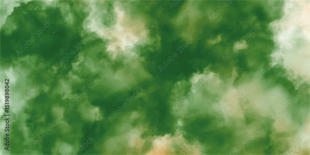 Poster soft colorful watercolor background for your design,abstract underwater scene with teal and white fo