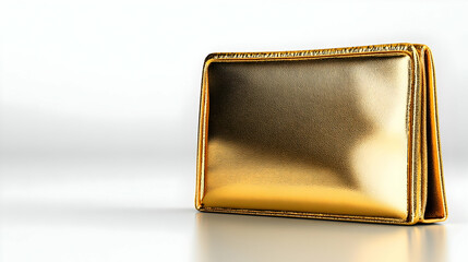 Online wallet 3d rendering icon. Isolated on white