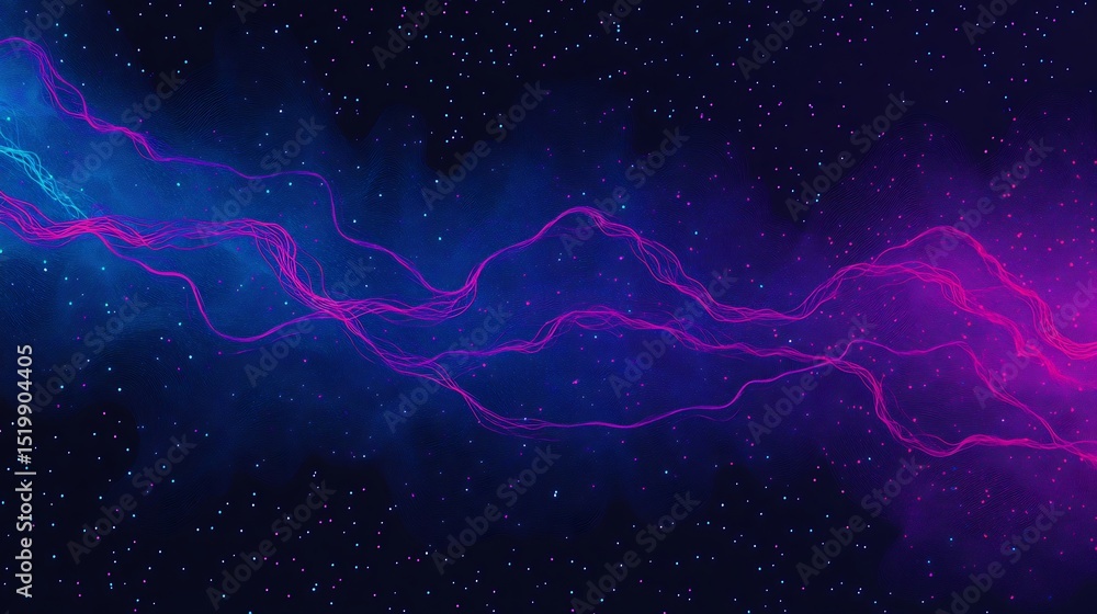 Poster deep learning portrayed radiant neural pathways forming abstract thought trees