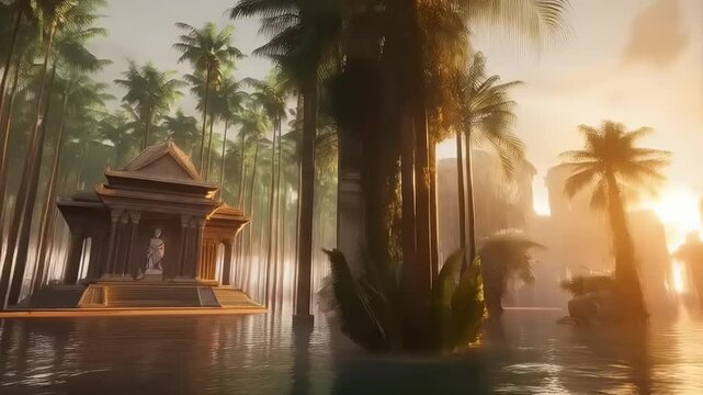 Submerged metropolis: an architectural exploration of an ancient, sunken civilization