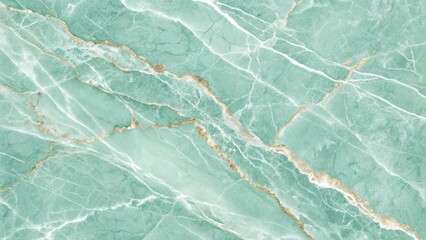 Elegant green marble texture with gold veins