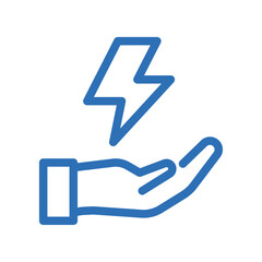 AI Support Icon – Vector Line Symbol for Assistant, Productivity, and Automation
