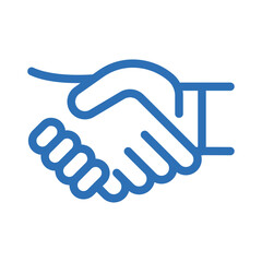 Co-Working Icon – Vector Line Symbol for Human-AI Collaboration and Partnership