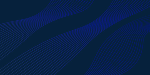 3D modern wave curve abstract presentation background. Luxury paper cut background. Abstract decoration, golden pattern, halftone gradients, 3d Vector illustration. Dark blue background