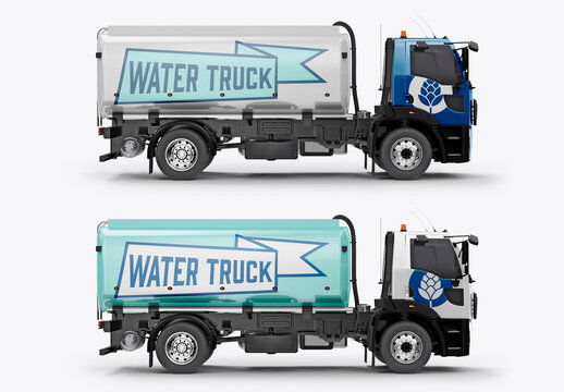 Water Truck Mockup