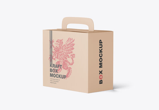Kraft Box Mockup