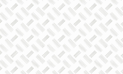 Subtle Geometric Woven Blocks Seamless Pattern - Light Grey and White Texture