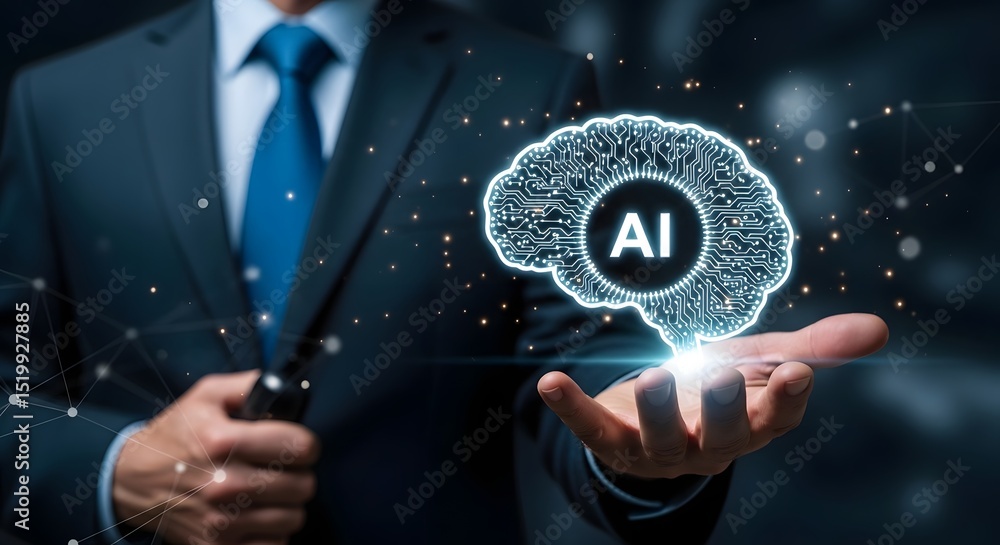 Poster ai integration in business transforming industries with artificial intelligence