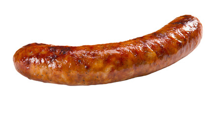 a sausage on a white background with a white background