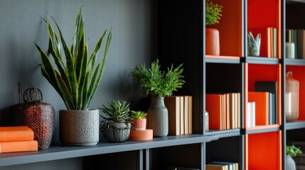 Modern Minimalist Workspace With Greenery For Virtual Meetings And Conferences