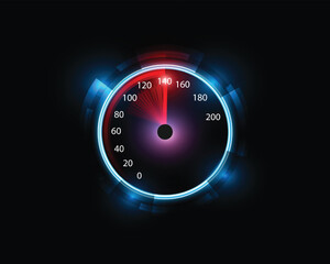 Speedometer, Speed ​​Background, Racing, Abstract