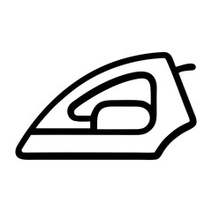 iron icon black lines