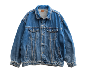 Vintage denim jacket for casual style and layering options