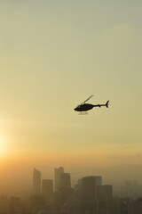 helicopter in the sky 