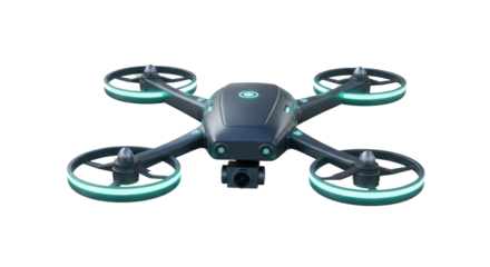 futuristic drone on white background png