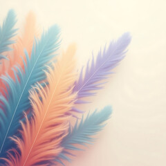 Obraz premium colorful Close-Up of Vibrant Rainbow Parrot Feathers