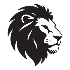 lion head silhouette