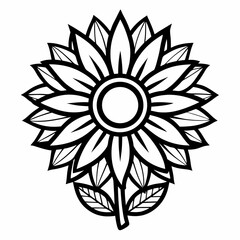 abstract flower vector illustration