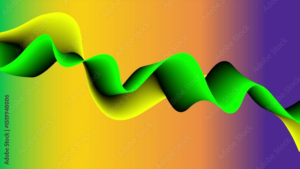 Poster abstract colorful 3d illustration background of a dynamic wave design with arrows, perfect for busin