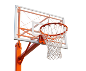 Basketball hoop for outdoor play and sports activities