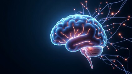 3d rendered illustration of human brain