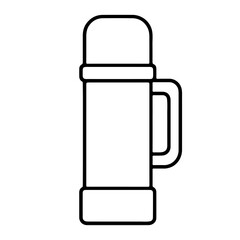 Thermos icon on white background vector
Vector line icon rock climbing, mountaineering, tourism