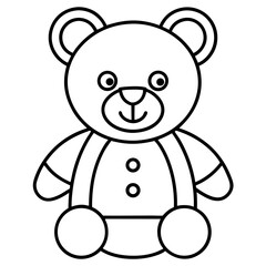 teddy bear vector illustration