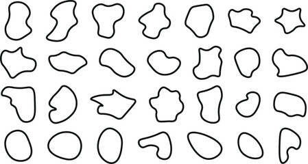 Abstract Circle Sign and Shape Collection – Unique Seamless Vector Symbols and Design Elements for Artistic Decoration and Creative Layouts