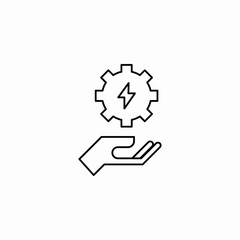 energy management icon sign vector