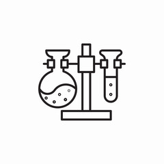 chemistry department icon sign vector