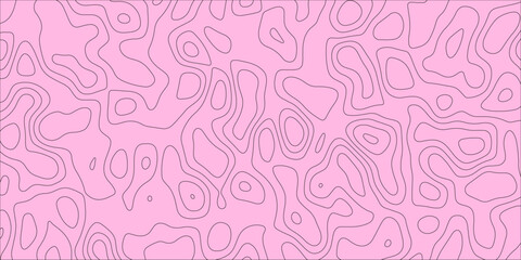 Freeform abstract terrain pattern with soft, winding lines

