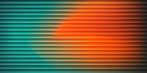 Texture featuring vibrant gradient shades with bright, smooth, fluted vertical lines. Bold and dynamic futuristic neon design seamlessly blending smooth tones and radiant colors, visual art project.