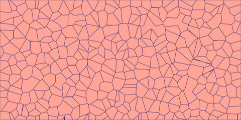 Reticulated crackle pattern with modern abstract design

