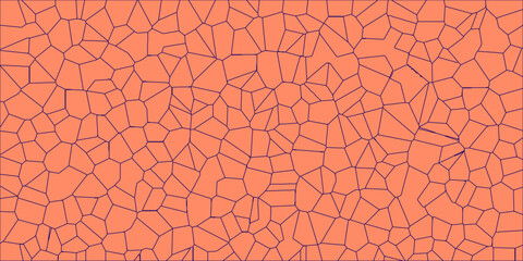 Reticulated crackle pattern with modern abstract design

