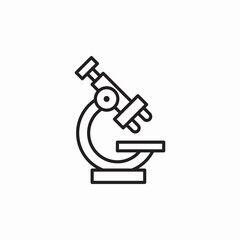 microscope research icon sign vector