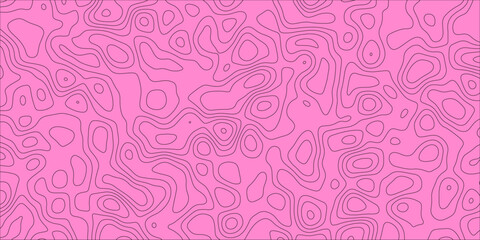 Terrain contour design with seamless repeatable pattern

