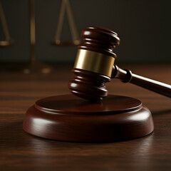 Gavel  Scales of Justice Symbol of Law  Order