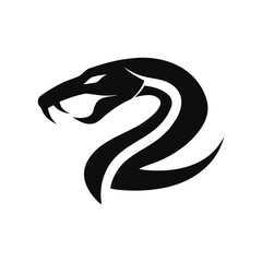 Naklejka premium Snake silhouette, Snake silhouette vector