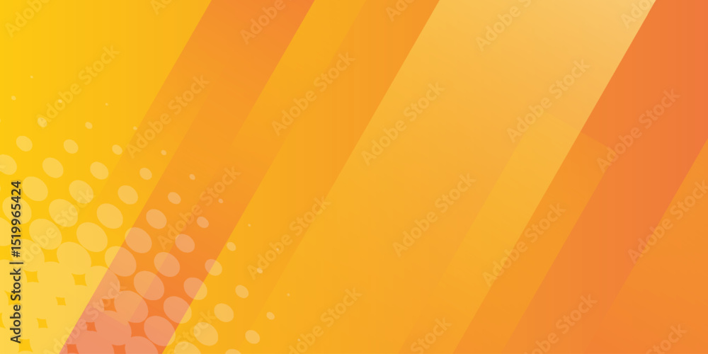 Aufkleber fresh orange abstract background geometry shine and layer element vector for presentation design. ve