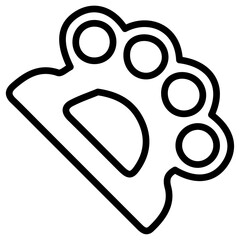 branch icon Simple thin line stroke