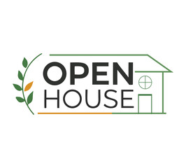 A minimal vector logo for a banner with the text 