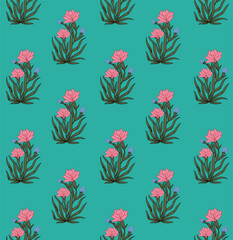 seamless pattern with flowers